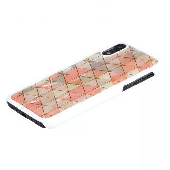 Funda para smartphone iKins para iPhone XR — cubierta protectora diamante blanca