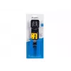 Lanberg NT-0204 crimpadora para conectores pasantes RJ45, RJ12, RJ11, negra/azul