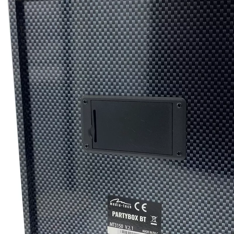 Altavoz portátil estéreo Media-Tech PARTYBOX BT MT3150 Negro