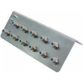 Televes ERD11N soporte de puesta a tierra para 11 cables RF, 401105