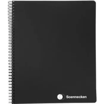 Soennecken Officebook 2354 DIN A5+ 90g 80 hojas regla/marcapáginas, cuadriculado (2354)