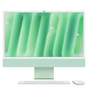 iMac 24 pantalla Retina 4.5k M4, verde, M4 (8-CPU/8-GPU), 16GB, 256GB, alemán, sin Gigabit Ethernet, Magic Mouse, MWUE3D/A