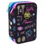 Estuche de tres pisos con contenido CoolPack Jumper 3 TENNIS STAR
