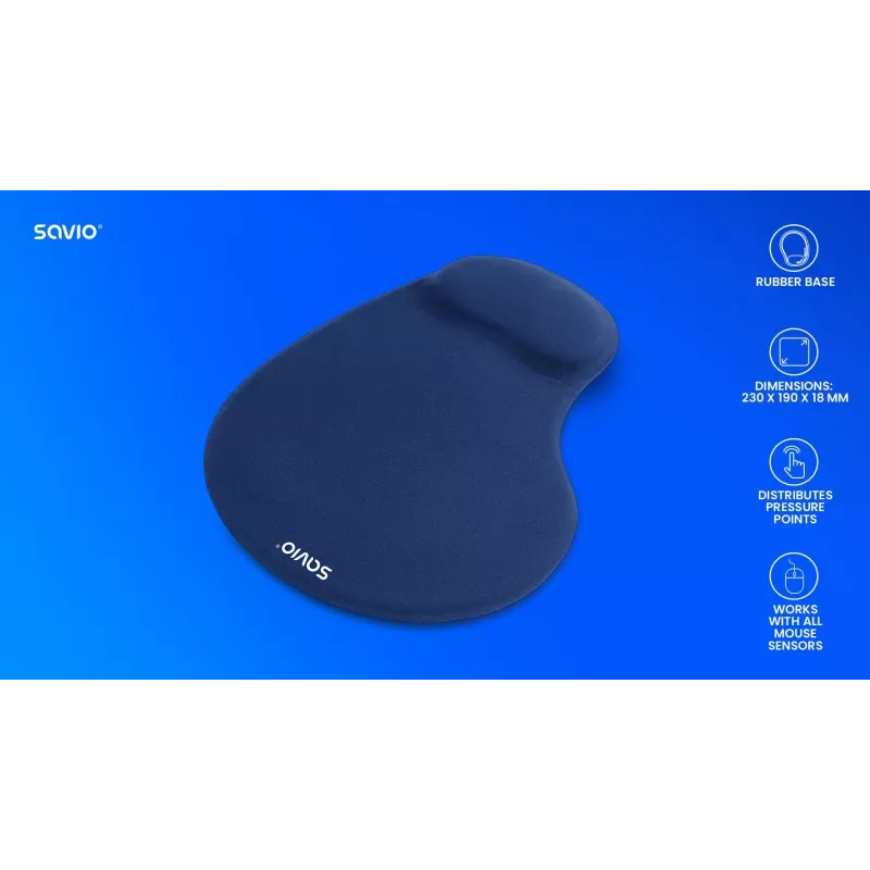 Alfombrilla de ratón SAVIO MP-01NB azul oscuro