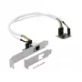 DeLOCK Mini PCIe I/O PCIe half size 1 x Gigabit LAN Low Profile – adaptador de red – PCIe Half Mini Card – Gigabit Ethernet x 1 (95265)