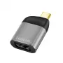 LogiLink CUA0204 adaptador USB-C a DisplayPort negro gris