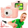 Cámara digital para niños Extralink H27 SINGLE PINK rosa blanco 3 años