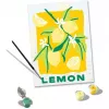 Ravensburger CreArt set de pintura – Limones (diseño 25515) para proyectos de pintura sobre lienzo