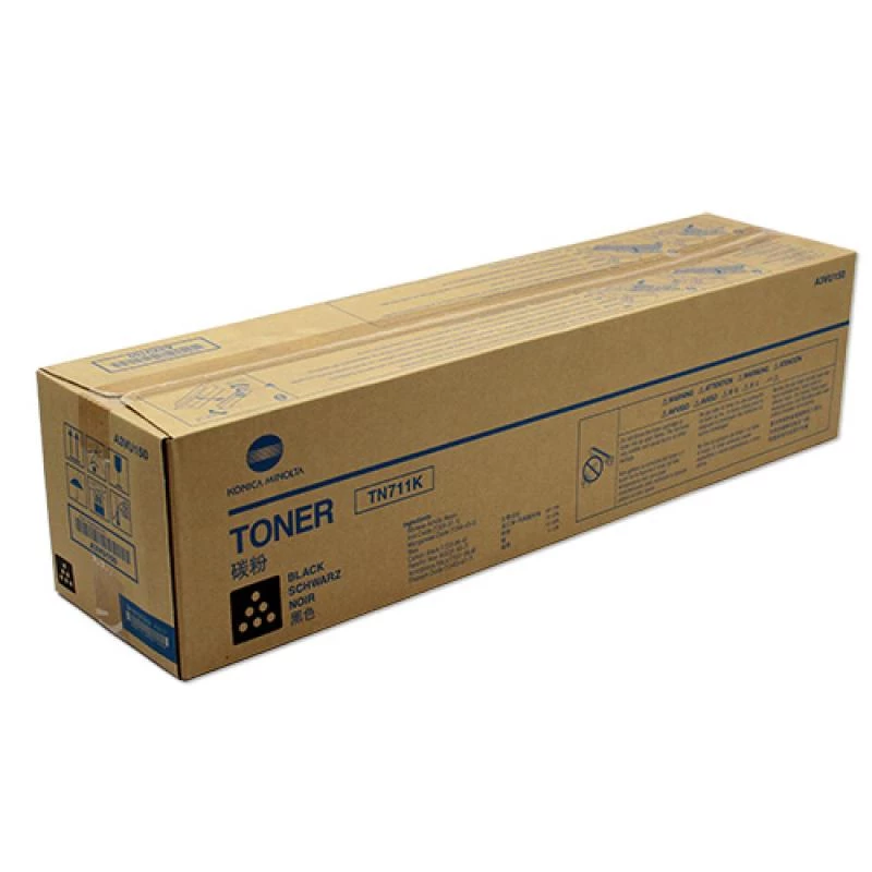 Konica Minolta TN-711K - Negro - original - Cartucho de tóner - para bizhub C654, C754 (A3VU150)