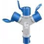 Goobay Adaptador en Y CEE, conector macho CEE a 3x conector hembra CEE (76237)