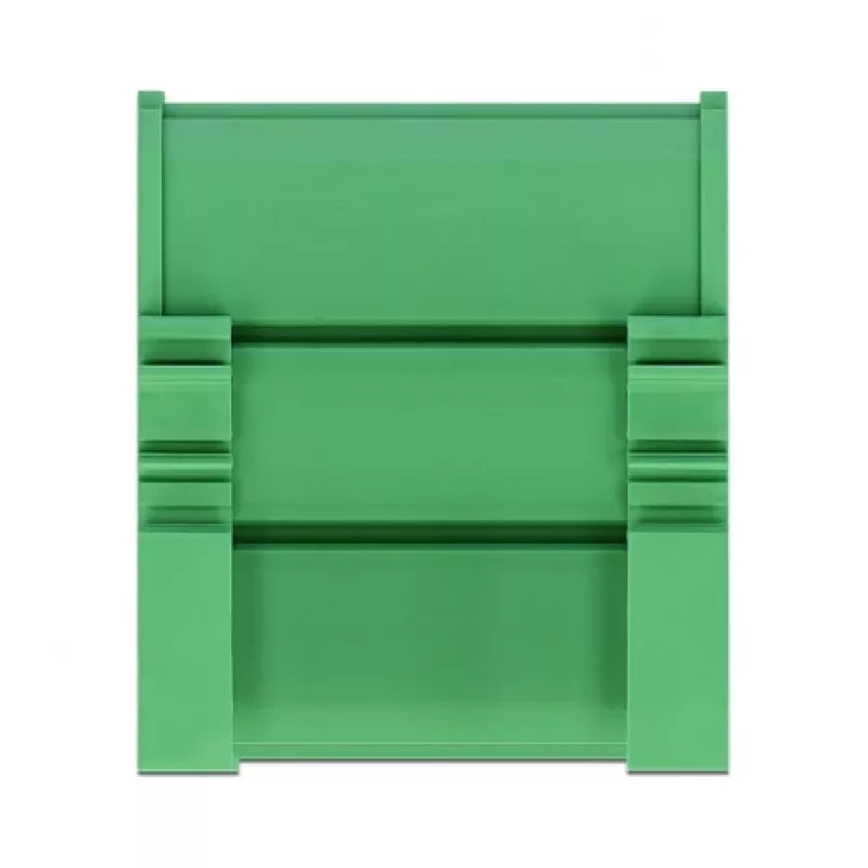 Soporte para placas DeLOCK 107 mm para carril DIN 10 cm de largo