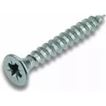 Tornillo Cimco 190051 — metal galvanizado, para placas de fibra, 30 mm de longitud, 5 mm de diámetro de rosca, 1 ud.