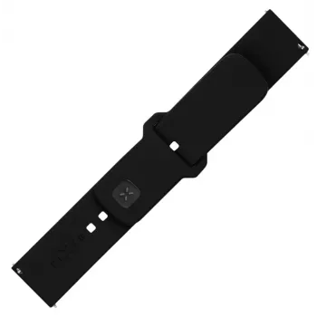 Correa de silicona de repuesto FIXED FIXSST2-22MM-BK — 22 mm cambio rápido negra