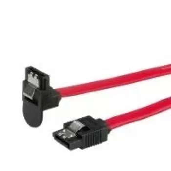 ROLINE cable SATA interno 6.0 Gbit/s para HDD con cierre de clic, acodado 1,0m (11.03.1565)