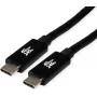 ROLINE cable USB4 Gen3x2 40Gbit/s C-C ST/ST 240W 2m - Cable - Digital/Datos (11.02.9087)
