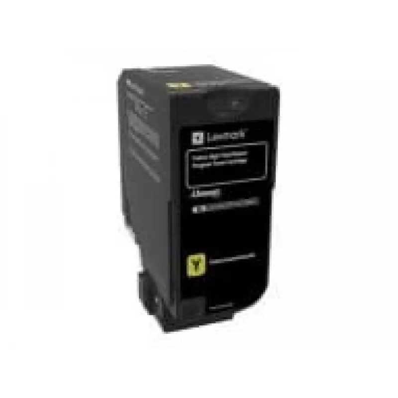 Lexmark - Alto rendimiento - Amarillo - Original - Cartucho de tóner LCCP, LRP - para Lexmark CX725de, CX725dhe, CX725dthe (84C2HY0)