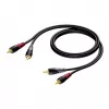 Cable de audio Procab 1KPCL084 — 2x conector Cinch a 2x conector Cinch, 3 m
