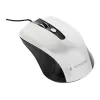 Ratón óptico ambidiestro con cable GEMBIRD MUS-4B-01-BS, USB Type-A, 1200 DPI, 4 botones, negro/plata