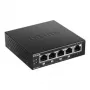 Switch de red D-Link DGS-1005P/E no gestionado Gigabit Ethernet (10/100/1000) Power over Ethernet (PoE) negro