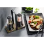Set de molinillos de sal y pimienta GEFU X-plosion 11 cm Negro — molinillos de mesa manuales, mecanismo de cerámica