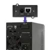 SAI (sistema de alimentación ininterrumpida) Qoltec 53042 de doble conversión (Online) 1 kVA 800 W 2 tomas de CA