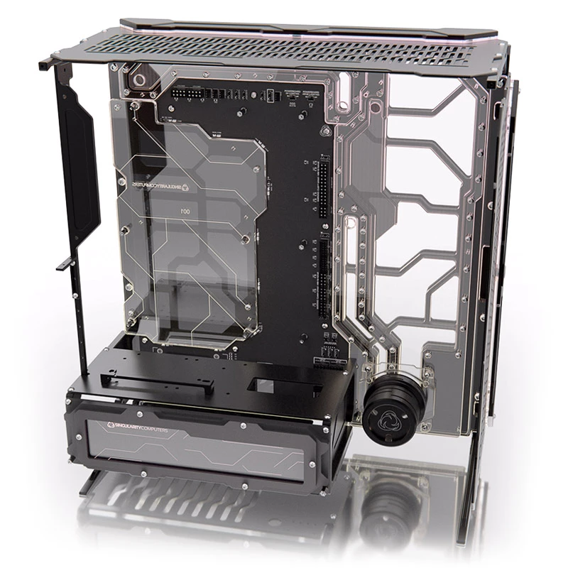 Singularity Computers Spectre Integra-M Mid Tower Elite Dark - negro
