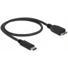 Cable USB DeLOCK 0,5 m USB3.1 C - MicroUSB3.1 B