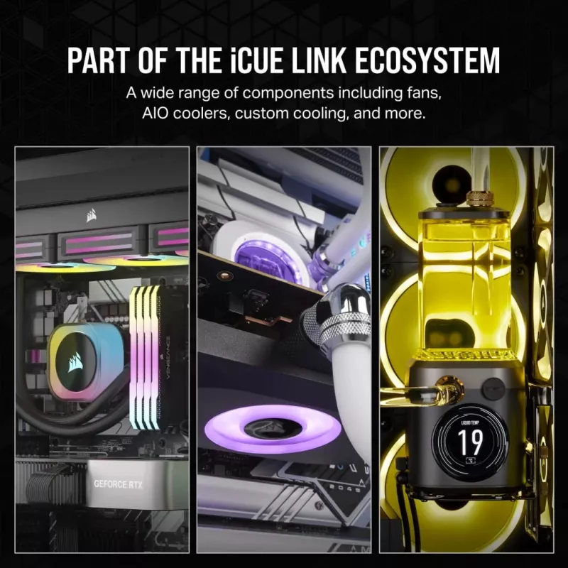 Ventilador Corsair iCUE LINK RX120 RGB