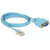 Cable serie DeLOCK 63341 azul 1 m DB-9