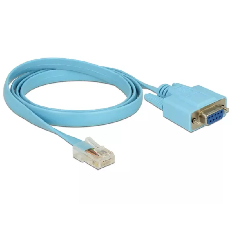 Cable serie DeLOCK 63341 azul 1 m DB-9
