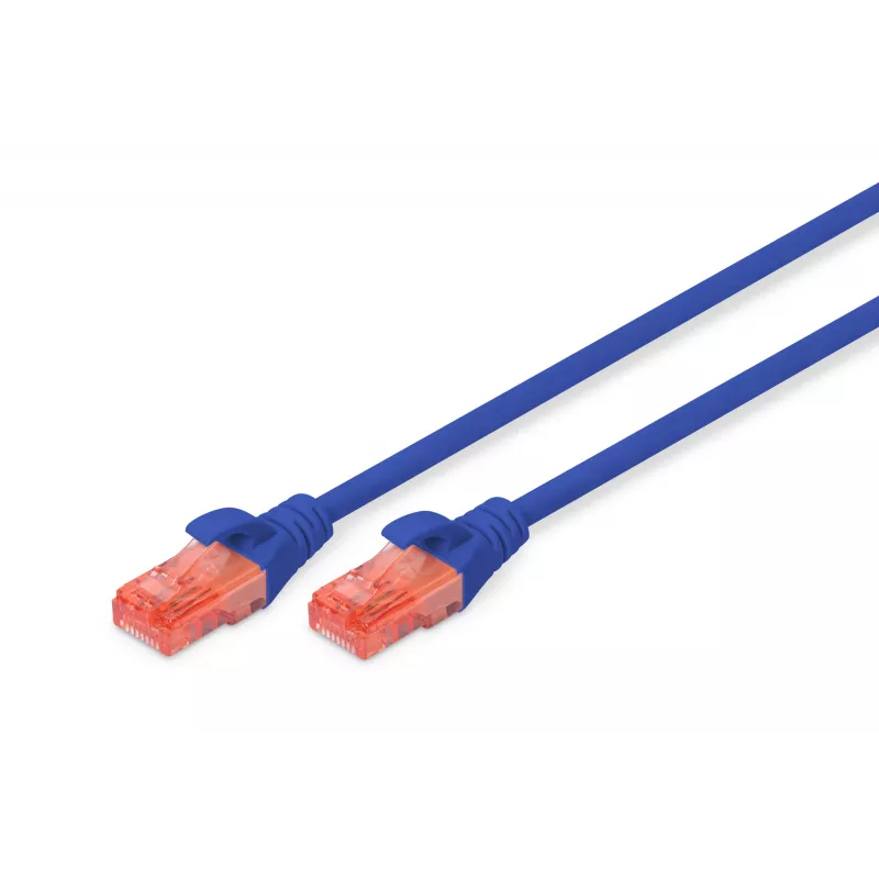 Cable de red Digitus CAT 6 U/UTP RJ-45 Cat6 0,25 m azul