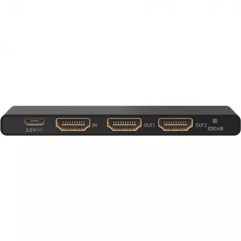 Splitter HDMI 1 a 2 (4K @ 60 Hz) – divide 1 señal de entrada HDMI en 2 señales de salida HDMI