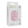 Ratón SBOX WM-710 rosa interfaz inalámbrica