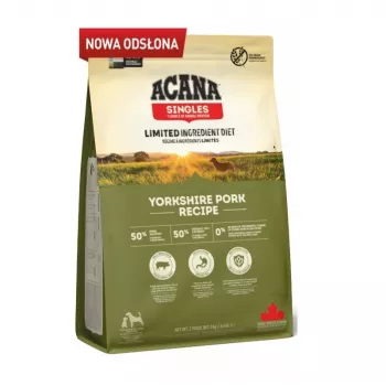 ACANA Singles Yorkshire Pork – Pienso para perros – 11,4 kg