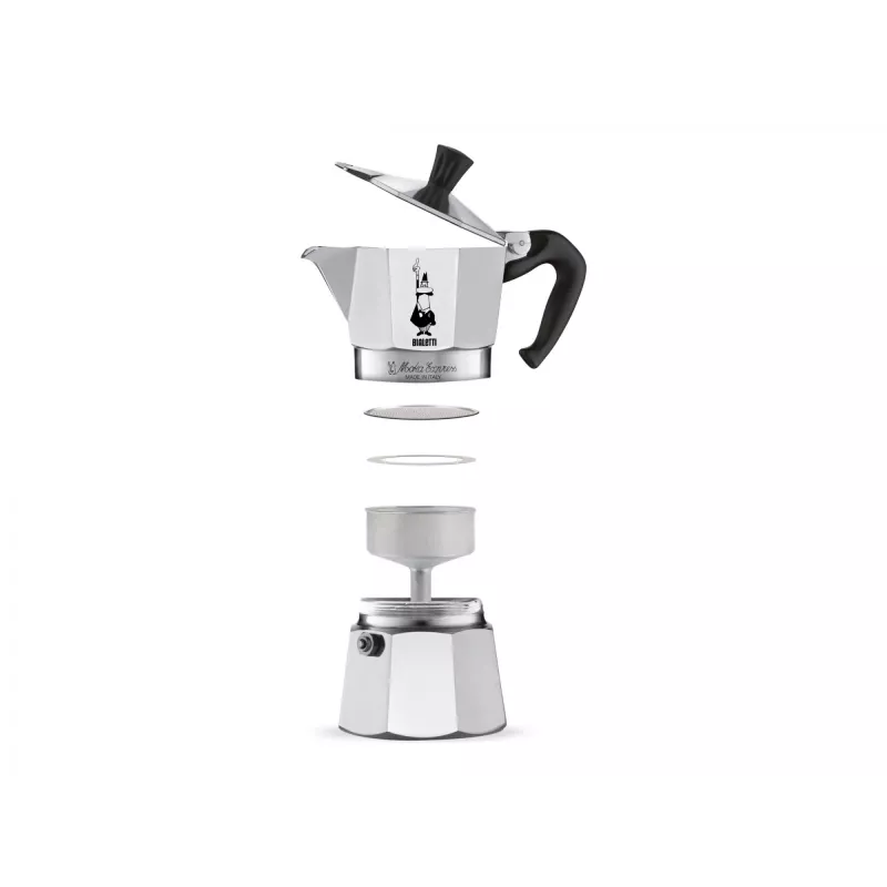 Bialetti Moka Express cafetera moka 0,3 L aluminio, negra