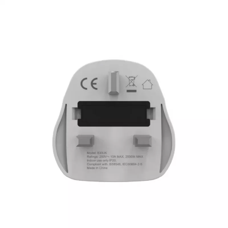 Adaptador de red GEMBIRD A-AC-UKMINTF – enchufe UK tipo G a entrada IEC-C13, 15 A