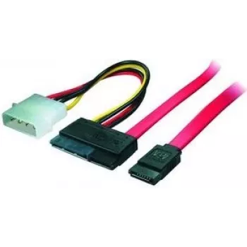 shiverpeaks 0,5 m SATA 0,5 m SATA 22 pines SATA 7 pines + 4 pines Molex negro - rojo - blanco - amarillo cable SATA (BS-78237)