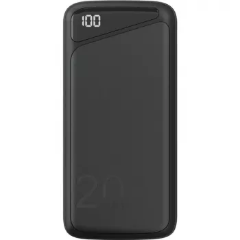 Batería externa de carga rápida 20.000 mAh (negra, PD, Quick Charge 3.0, Super Charge)