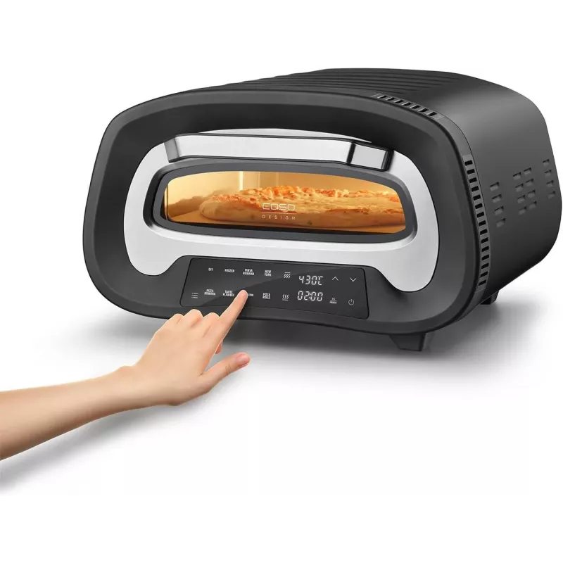 Caso Horno para pizza | PizzaChef 430° | 2200 W | Negro/plata