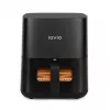 Freidora de aire Lovio LVAF001BK 5 l negra — freidora de aire compacta, capacidad de 5 litros