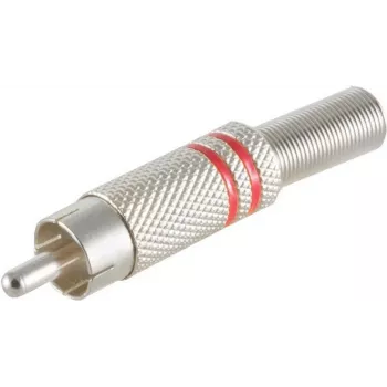 shiverpeaks BS52000-R conector de cable RCA acero inoxidable (BS52000-R)