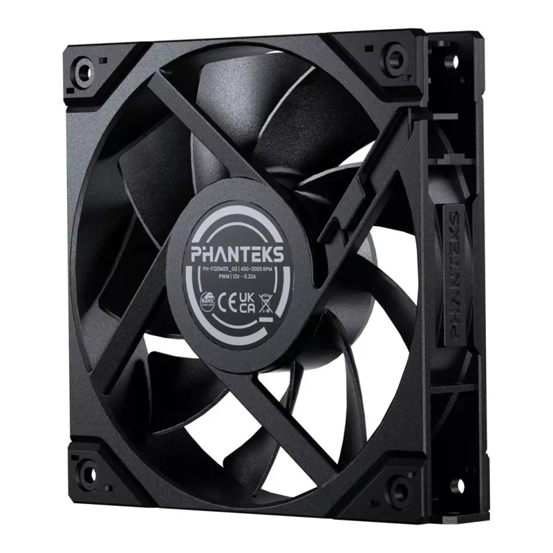 Ventilador de caja Phanteks M25G2-120 120mm negro pack de 3