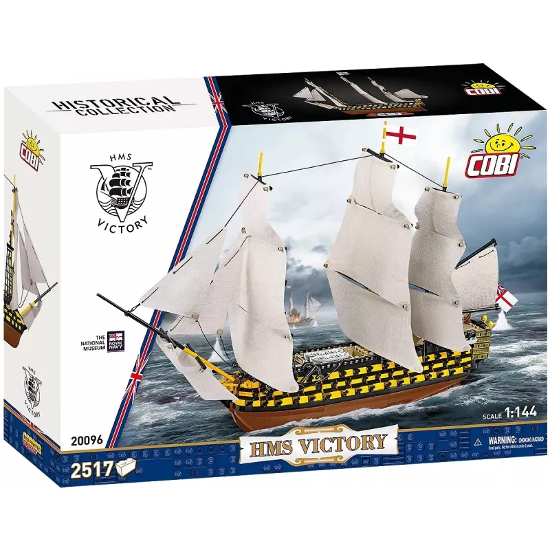 Set de construcción Cobi HMS Victory — 2.517 piezas, detallado modelo histórico de velero