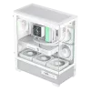 Caja Gamemax | VISTA 2 AW | blanca | torre Midi | fuente de alimentación no incluida