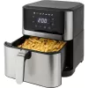 ProfiCook PC-FR 1269 H freidora de aire caliente, 8 l, 1800 W, 80-200 °C, acero inoxidable/negro