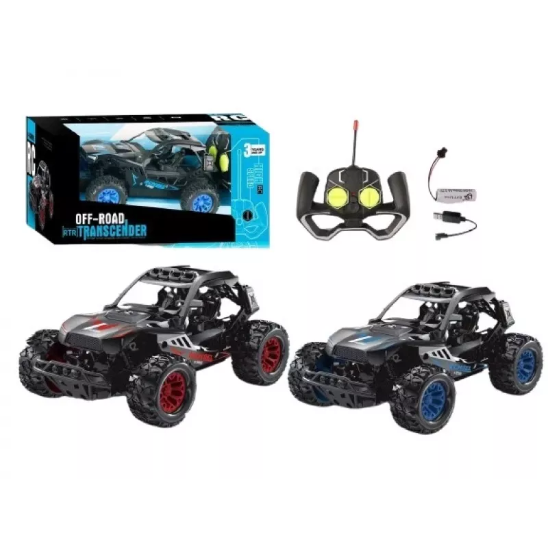 Coche todoterreno R/C Madej 27 MHz con carga USB