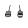Cable adaptador DisplayPort 1.2 con bloqueo 4K 60Hz UHD Type DP/HDMI A M/M negro 2 m