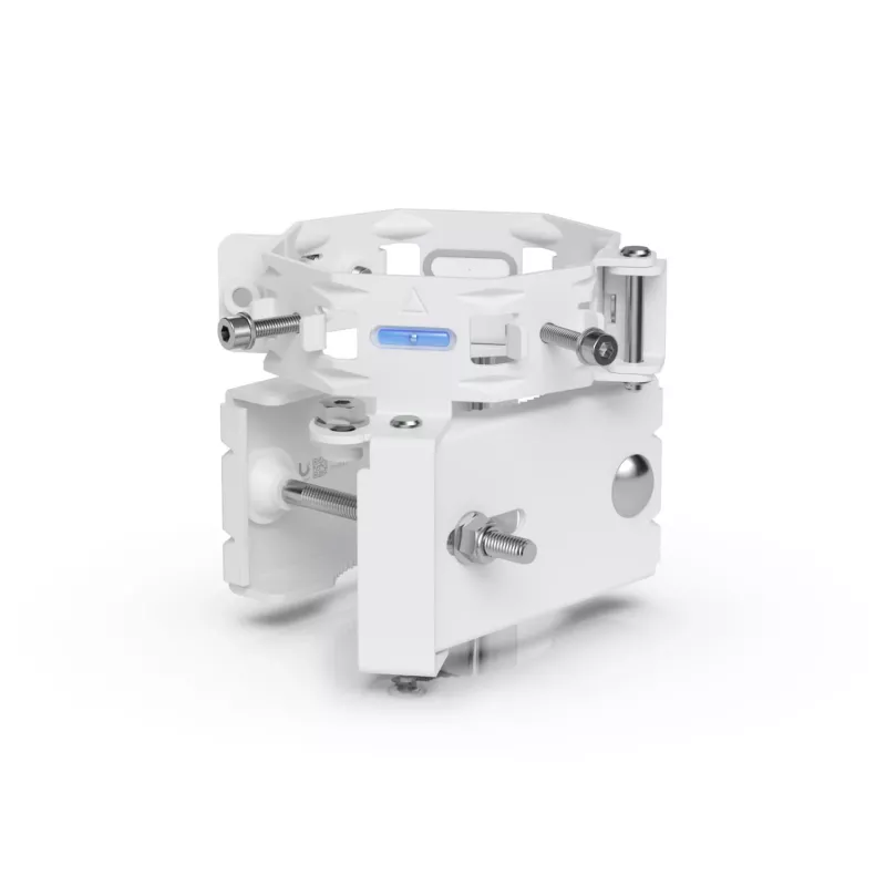 Ubiquiti UACC-Wave-AP-Micro-Mount soporte de montaje en poste para 4 Wave AP Micro, acero inoxidable, poste de 25–76 mm, blanco