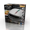 Sandwichera Adler AD 3040 1200 W negra, gris