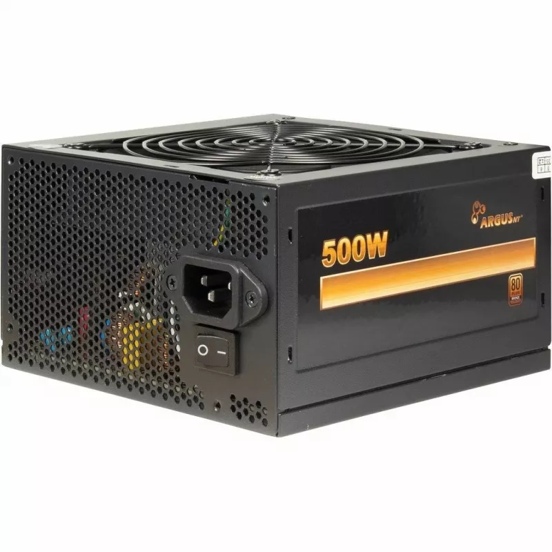 Fuente de alimentación Inter-Tech ArgusNT BPS-500 500 W 20+4 pin ATX ATX Negra
